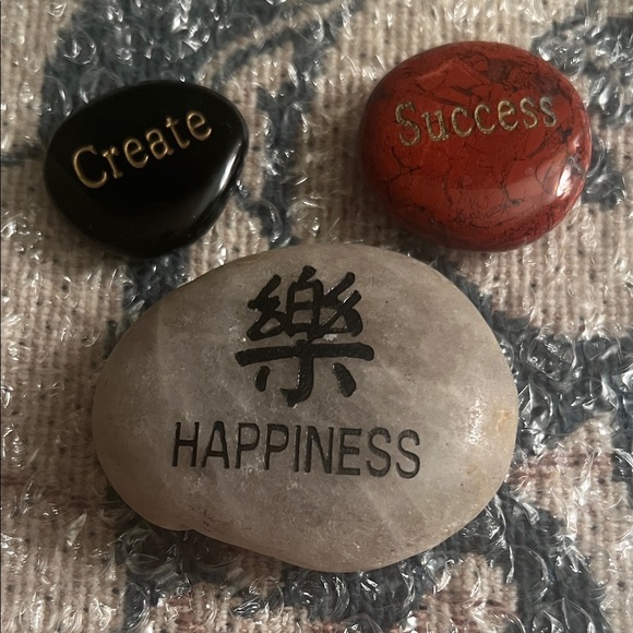 be inspired Other - #1010+Inspirational Stone Set with Create, Success, Happiness
